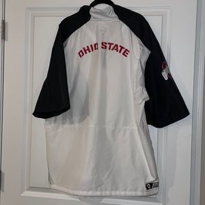 EUC Nike Ohio State OSU Short Sleeve Pullover sideline jacket